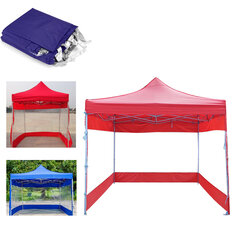Tenda a baldacchino da 30 piedi 3 lati da parete impermeabile e antivento Cinghia per riparo all'aperto campeggio Copertura per tenda da picnic