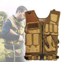 Hunting Tactical Vest Multi-pocket Military Molle Magazine Lightweight CS Outdoor Protective Assault