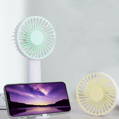 Cep Mini El Fanı 1200 mah USB Şarj Edilebilir Masaüstü Ofis Dilsiz Şarj Taşınabilir Fanlar Outdoor için