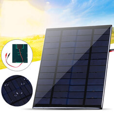 10W solárny panel s klipmi, polykryštalický kremíkový solárny článok, IP65, prenosný, vodotesný, outdoorový kemping