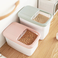 20KG Food Storage Box Rice Kitchen Storage Container Grain Storage Cat Litter Toys Ttorage Box for Travel Camping