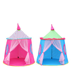 137 x 140CM Портативная палатка принцессы в помещении На открытом воздухе Детская игрушка Mini Wigwam