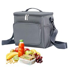 Duża przenośna izolowana torba na lunch męska i damska, wielokrotnego użytku, na lunch do pracy, szkoły, pikniku na plaży