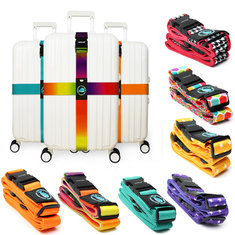 アウトドア旅行用の荷物用クロスストラップスーツケースバッグパッキングセキュアバックルバンド