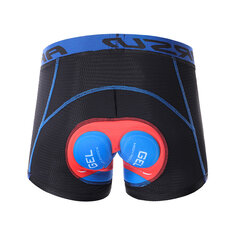 ARSUXEO サイクリング下着メンズ自転車マウンテンMTBショーツPro 5D Gel Pad Shockproof Cycling Underpant Sports Gel Bike Underwear