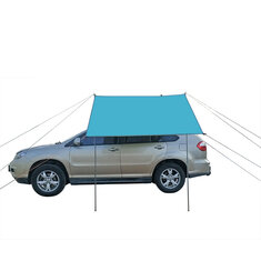 300*150cm samochód markiza boczna namiot na dachu 210D Oxford tkaniny wodoodporny, odporny na promieniowanie UV baldachim przeciwsłoneczny na zewnątrz Camping Travel