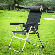 Silla plegable portátil de aluminio ACAMPAR, silla de playa para acampar, taburete de picnic ultraligero para exteriores ligero, asientos de pesca