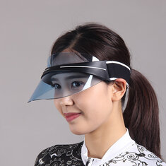 IPRee® Chapeau de Soleil Unisexe Visière Protection Solaire Casquette de Plage Transparente Polarisée Anti-UV pour Femmes