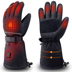 Herren beheizbare Handschuhe Motorrad Touchscreen Batterie Powered Waterproof Gloves Winter Keep Warm Motorrad beheizbare Handschuhe Guantes