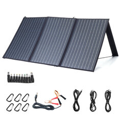 XMUND 2PCS XD-SP2 100W 18V Solar Panel 3-USB+DC PD Fast Charging Outdoor Waterproof Solar Charger For Camping Travelling Car RV Charger