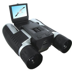 IPRee ™ 12x32 1920X1080p Télescope binoculaire avec caméra vidéo Full HD et écran de 2 pouces