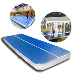 118x79x8inch Oppblåsbare Gym Mat Airtrack Gymnastikk Mat Oppblåsbar GYM Air Track Mat Med Elektrisk Pumpe