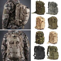 IPRee® 30L Outdoor Tactical ΣΑΚΙΔΙΟ ΠΛΑΤΗΣ Bag 600D Nylon Αδιάβροχο Camouflage Trekking σακίδιο