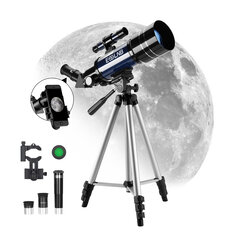 [EU Direct] ESSLNB 15X-180X Astronomical Telescope 70mm Aperture Διαθλαστικός φακός Telescope with Phone Adapter & Adjustable Tripod for Astronomy Fillarers