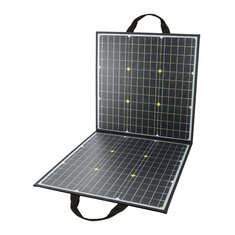[Unijny Dyrektywa] FlashFish 100W Panel słoneczny przenośny 18V 5V USB złożony komórki słoneczne Zasilanie na zewnątrz Kemping Ogród Dla elektrowni