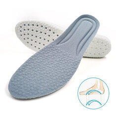 1 Pair Soft Sport Insoles Croppable Shock-Absorbent Breathable Deodorization EVA Orthopedic Insoles for Outdoor Sport Running