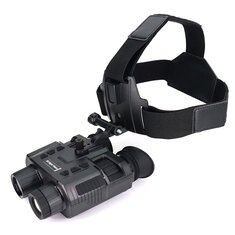 Óculos de visão noturna 3D NV8000 binóculo, montagem de cabeça digital infravermelho, bateria interna recarregável, equipamento de acampamento