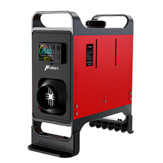 Calentador de aire diésel para estacionamiento de automóviles Hcalory HC-A02 12V 24V 5-8KW con pantalla LCD, tanque de 5L, control remoto por aplicación Bluetooth y difusión de voz con silenciador