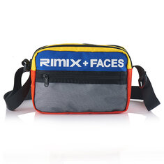 IPRee® 550D Bolsa de mensageiro de viagem ao ar livre em nylon com faixa refletiva 3M à prova d'água