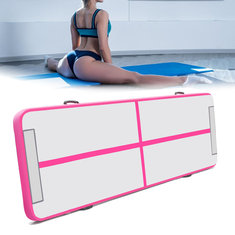 200x200x20cm şişme jimnastik matı Airtrack yoga yatağı zemin tumbling ped spor egzersizi