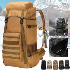 Zaino tattico militare impermeabile da 70L per campeggio, escursioni, trekking, viaggi e altre attività all'aperto.