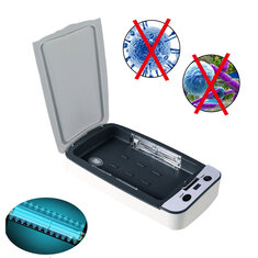 9W UV Teléfono esterilizador Caja USB Recargable Limpiador de joyas Desinfectante desinfectante Caso