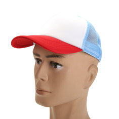 大人の子供子供赤白青調整可能な野球帽野外活動日焼け止め日焼け止め帽子 