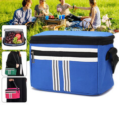 5L piknik táska hűtött hőszigetelt ebédtáska ételtartó tasak kültéri kempingezés