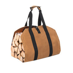 Деревянный носитель для дров, сумка из холста, органайзер для хранения дров, водонепроницаемая портативная сумка для кемпинга на открытом воздухе.