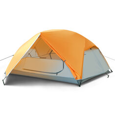 Zuca 2 Personen Campingzelte Rucksack-Zelte Leichtes tragbares wasserdichtes einfaches Aufbau-Zelt für Outdoor-Camping Wandern Tragetasche
