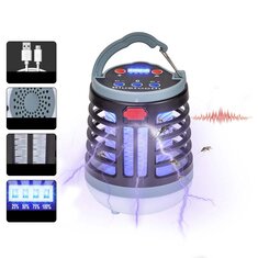 E-SMARTER Multifunction Mosquito Killer Lamp With LED Camping Light&bluetooth Speaker USB Rechargeable Long Battery Life UV Insect Trap Light No Noise Radiation