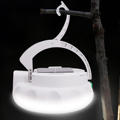 Weißes Solar-Notlicht 4 Dimmmodi Nacht-Angellampe mit Type-C-Ladung Duale Lichtquelle mit Haken Beleuchtungsausrüstung