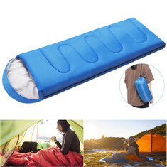 210x75CM Einzelschlafsack Wasserdichter Campingschlafsack für den Außenbereich Herbst / Winter Reißverschluss Wandercampingbett
