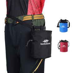 Açık hava ayarlanabilir bel kemeri kireç çanta Mg toz depolama poşu tırmanma spor salonu için