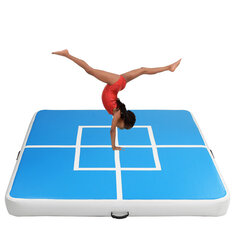78.74x78.74x5.9inch Gym gonflable Air Track Gymnastique Tapis Tumbling Formation Exercice Pratique Airtrack Pad
