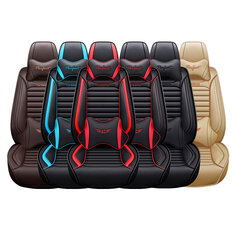 Μαξιλάρια κάλυψης καθισμάτων αυτοκινήτου PU με προσκέφαλο Automobile Universal Protective Mat Cushion εμπρός και πίσω κάλυμμα καθίσματος για αυτοκίνητο