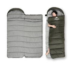 Saco de dormir Naturehike U250S -14℃ de plumas e algodão, ultraleve, inverno, saco de dormir em formato de envelope para adultos, acampamentos ao ar livre, à prova d'água