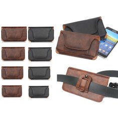 Leather Waist Bag Card Mobile Phone Storage Cover Bag Waterproof Tactical Bag For XS XR XSMAX 5.1