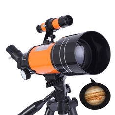 IPRee®150X HD天体望遠鏡スペースリフレクター調整可能な三脚レンズカバーナイトバージョン望遠鏡屋外キャンプ望遠鏡 