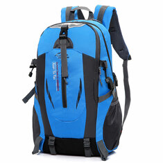 Sac à dos en nylon extra-large avec port USB pour les voyages, la randonnée, le camping, sac étanche pour la moto.