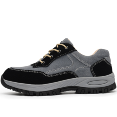 TENGOO Men's Safety Shoes Work Shoes Waterproof Non-Slip Steel Toe Running Hiking Sneakers
