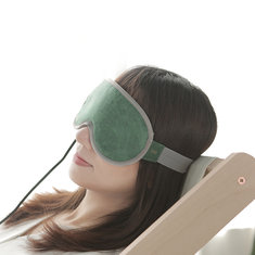  Smart Eye Patch Atmungsaktiver Schlaf USB Wiederaufladbar 5 Massagemodi 3 Temperaturanpassungsmodi Travel Office Eye Mask