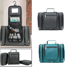 IPRee® 3 In 1 Detachable Waterproof Wash Bag Travel Portable Hanging Makeup Storage Bag