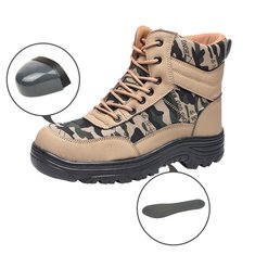 Tengoo aço toe sapatos de segurança de trabalho seguro sapatos à prova d 'água anti-esmagamento não-slip caminhadas ao ar livre sapatos de trabalho