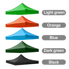 IPRee® 3X3M 420D napernyő Oxford sátor napernyővédelem kültéri baldachin kert terasz medence árnyék vitorlás napellenző kemping árnyék