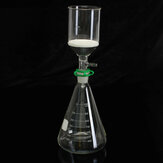 Kit de filtración de vidrio con succión por vacío,embudo de Büchner de 250 ml,filtro de 1000 ml y matraz cónico