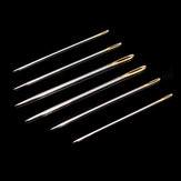 6pcs 2/0 57-69mm Sewing Needles For Leather Handsewn Handwork