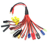 كابل شحن متوازن متعدد الوظائف XT60 EC3 EC5 TRX T Plug JST JR FUTABA Anderson Plug Adapter