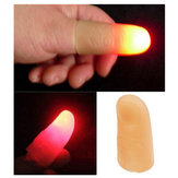 Linterna dedal de dedo Easyfashion Luz Pulgares luminosos Trucos de magia