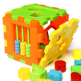 ребенок дети комбинационной сортировки строительных блоков коробки интеллект игрушка